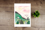 Seconds: Austrian Alps A4 Art Print