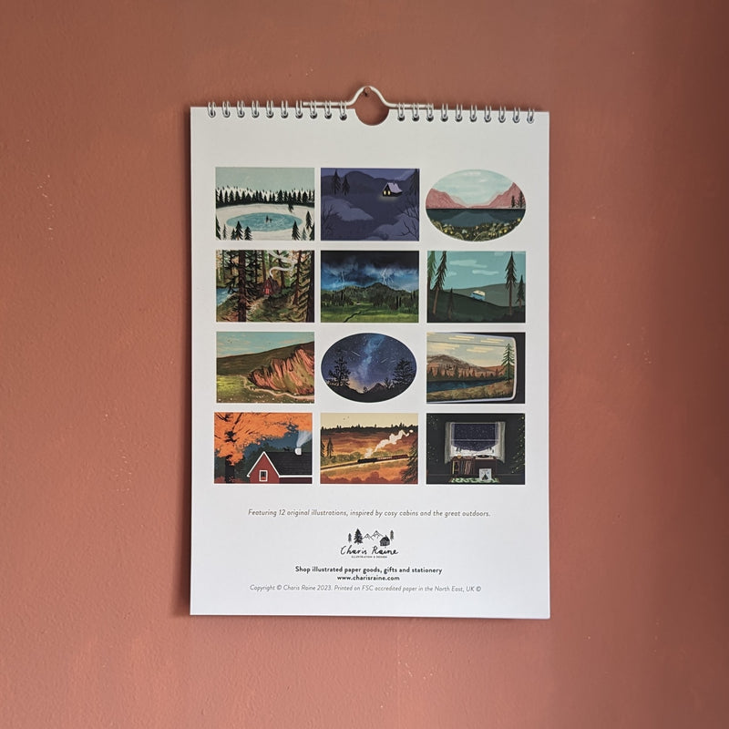 2024 Illustrated Landscapes Calendar