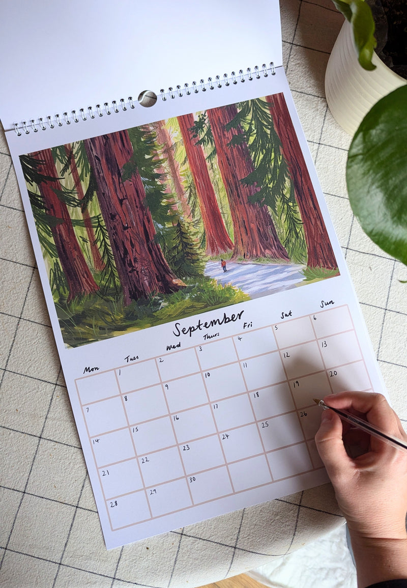 PRE-ORDER 2026 Illustrated Nature Calendar