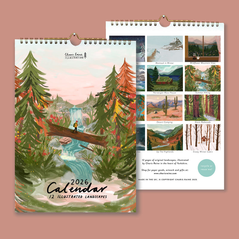 PRE-ORDER 2026 Illustrated Nature Calendar