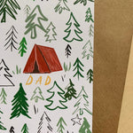 Dad Camping Card