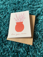 Love You Mum Greetings Card