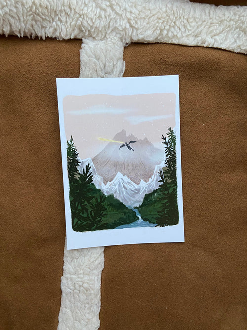 Folktale Week Dragon Postcard