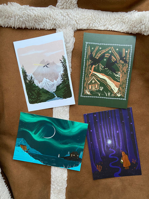 Folktale Week Postcard Set of 4