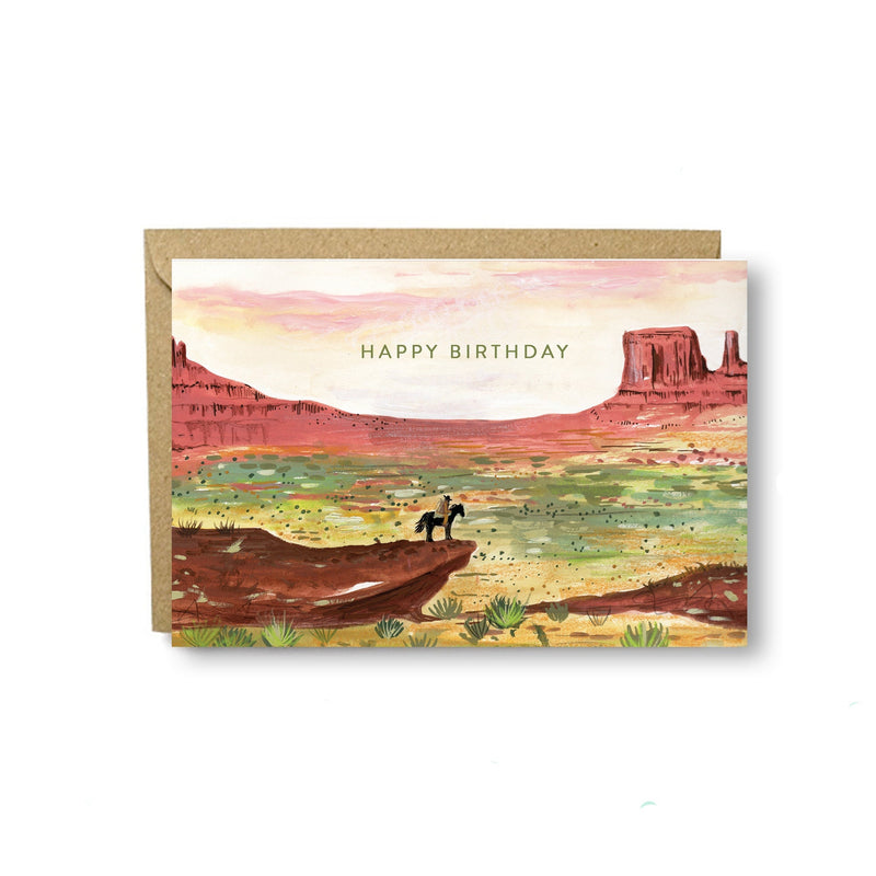 Happy Birthday Cowboy Card