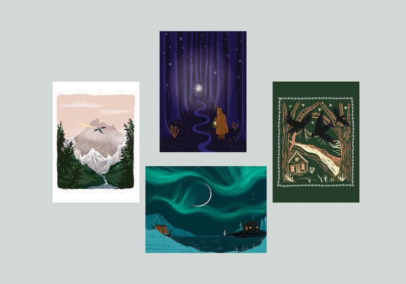 Folktale Week Postcard Set of 4