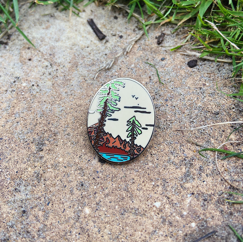 Pine Mountains Enamel Pin