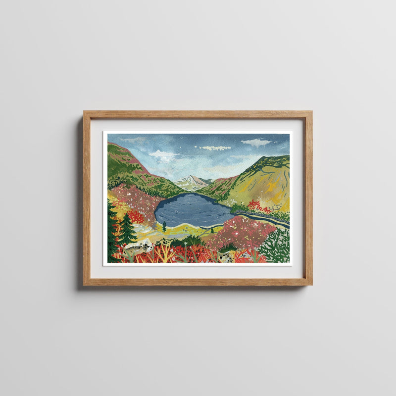 August Lake  Art Print