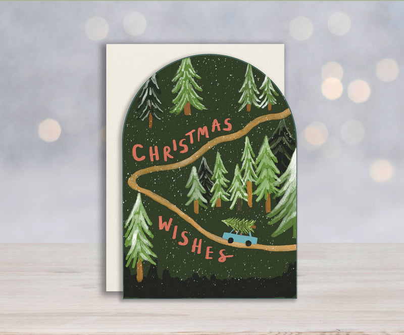 Christmas Wishes Forest Card