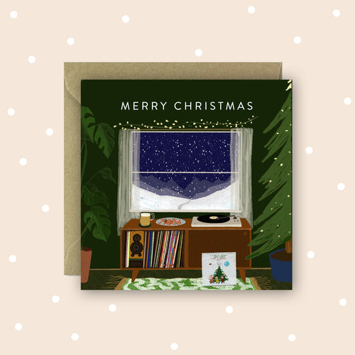 Christmas Record Card
