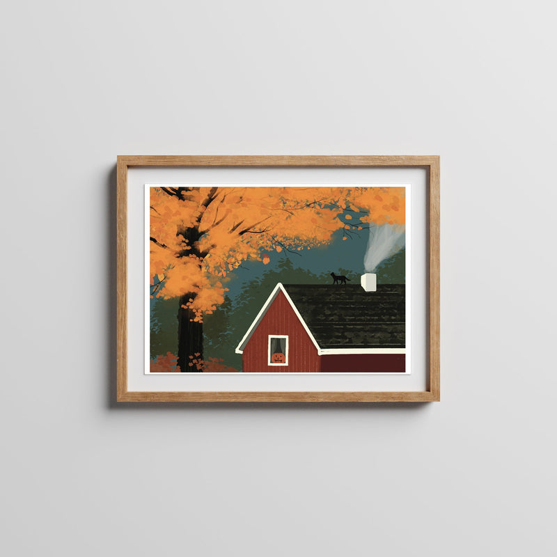 October Landscape Art Print