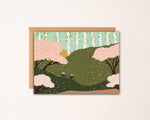 Cherry Blossom Cycling Card