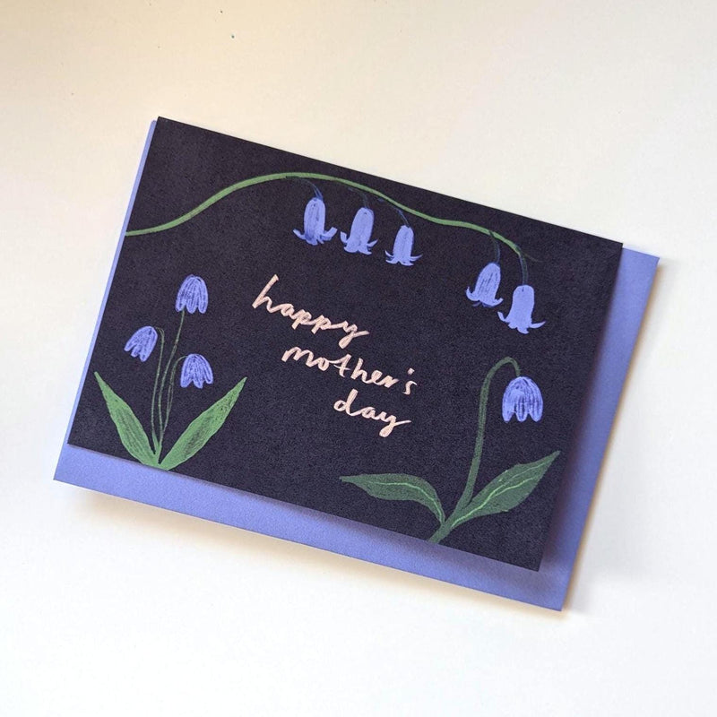 Happy Mothers Day Bluebell Card