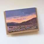 Love You Mum Wildflowers Card