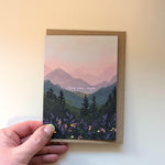 Love You Mum Mountain Card