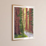 Into The Trees: Verson 1 Art Print
