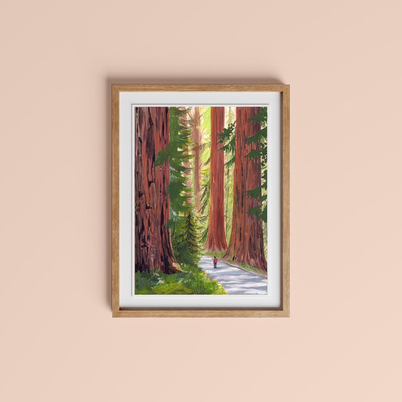 Into The Trees: Verson 1 Art Print