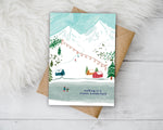 Pack of 4 - Winter Wonderland Christmas Cards