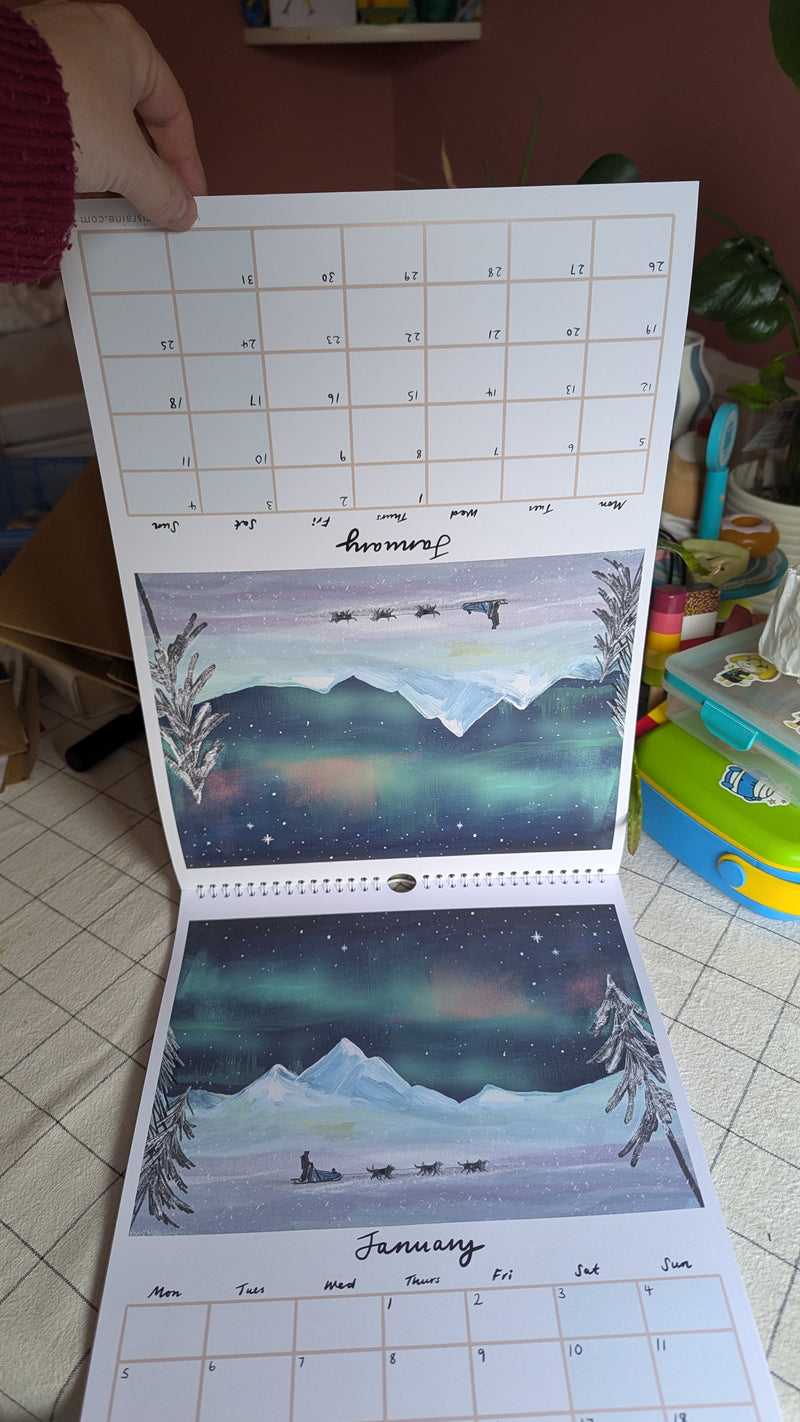 Seconds: 2026 Illustrated Calendar A4