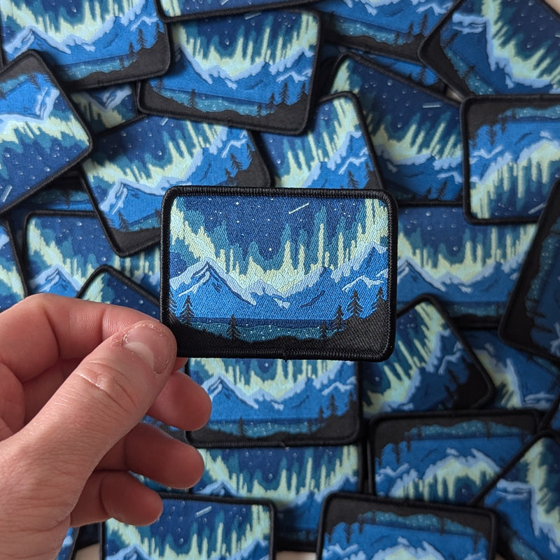 Northern Lights Embroidered Patch