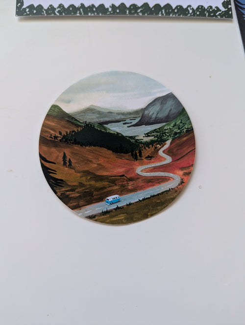 Up The Highlands Vinyl Sticker