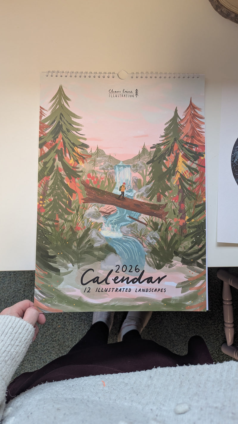 Seconds: 2026 Illustrated Calendar A4