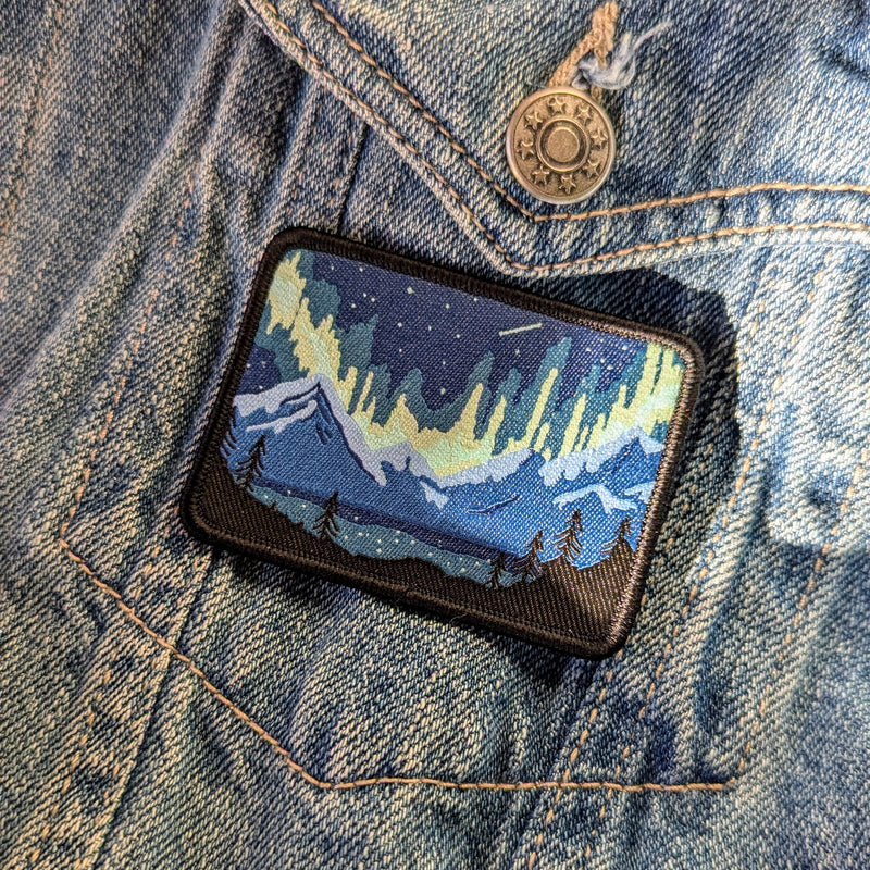 Northern Lights Embroidered Patch