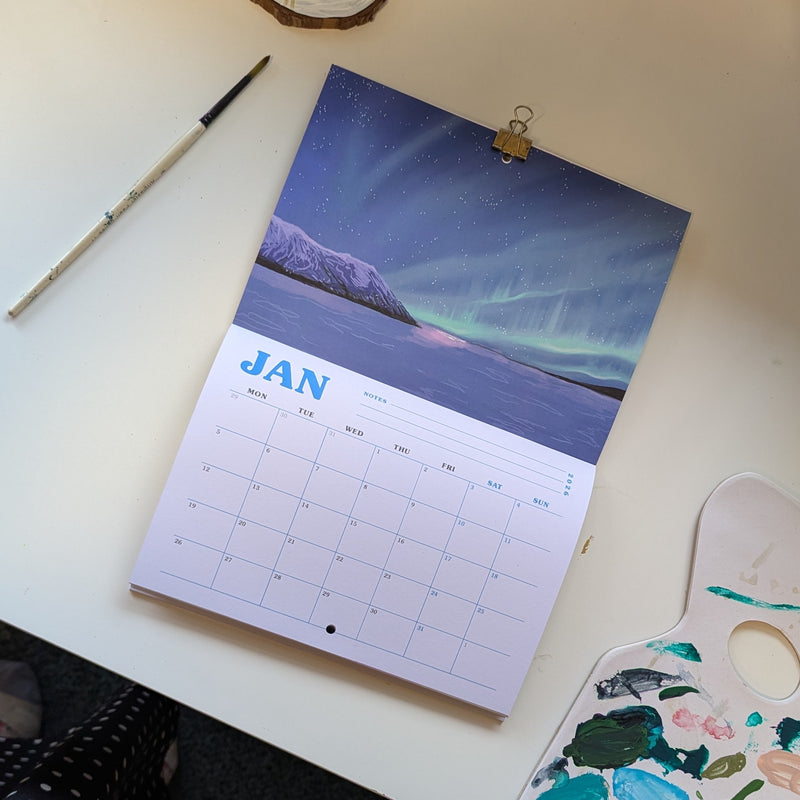 2026 Northern Lights Booklet Calendar