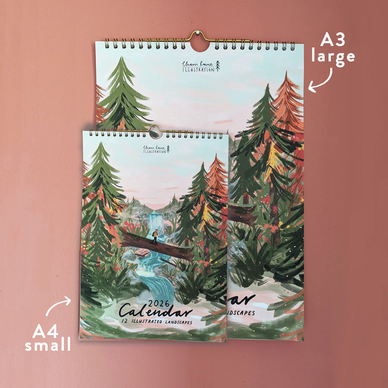 PRE-ORDER 2026 Illustrated Nature Calendar