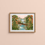 Summer Hiking Art Print
