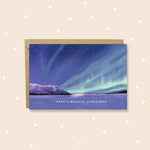 Magical Northern Lights Christmas Card