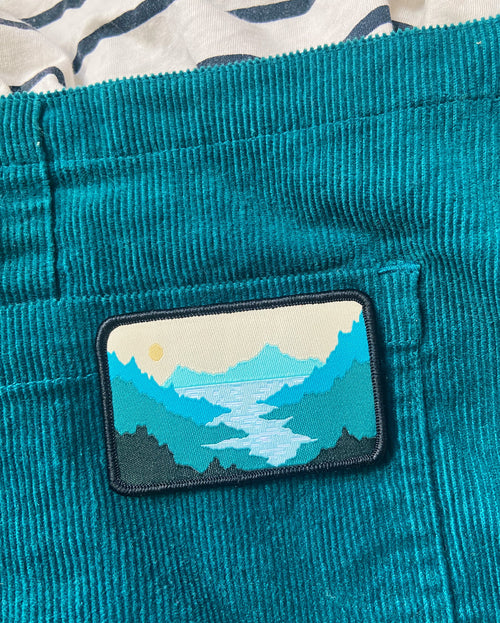 Misty Mountains Iron On Patch