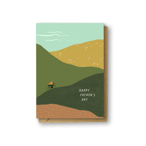 Fathers Day Cycling Card