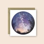 Perseid Shower Greetings Card