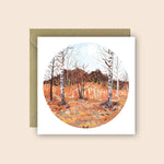 Swedish Birch Forest Greetings Card