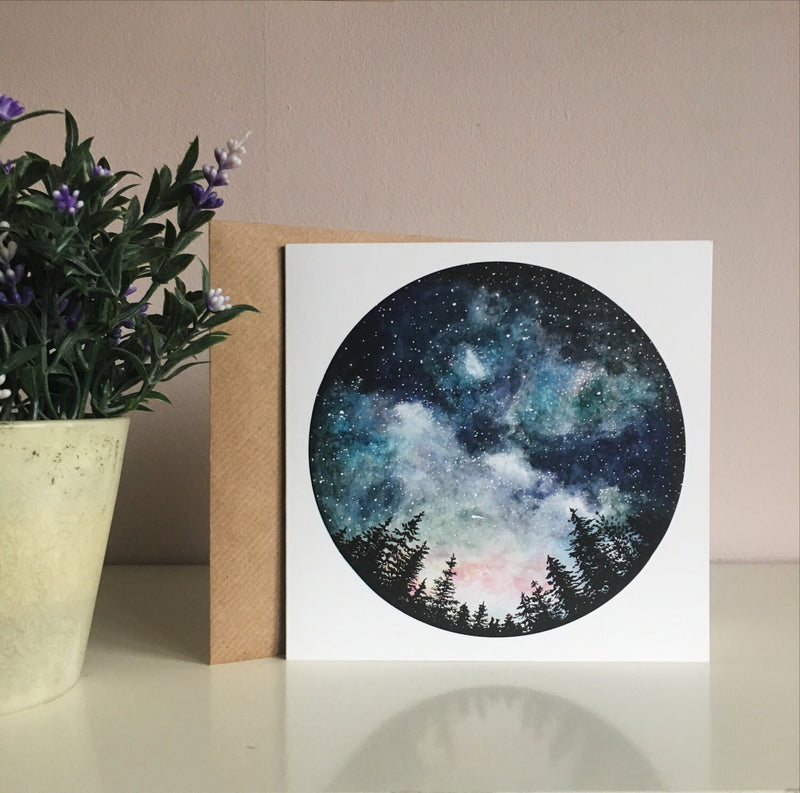 Starry Sky Greetings Card