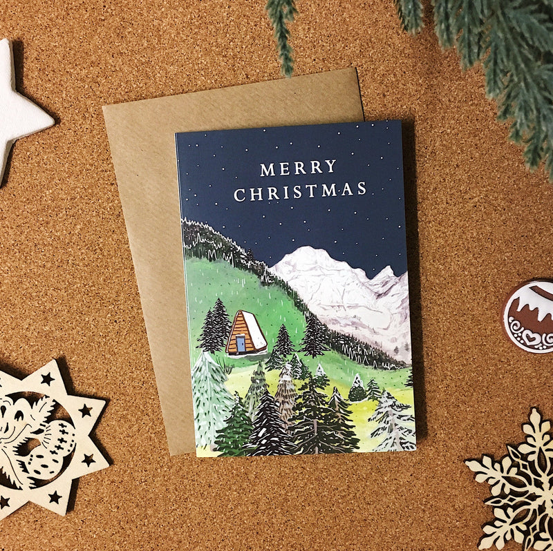 Alpine Christmas Card - Single