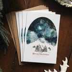 Starry Sky Christmas Card Set | Pack of 4