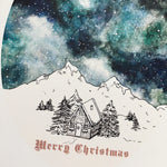 Starry Sky Christmas Card Set | Pack of 4
