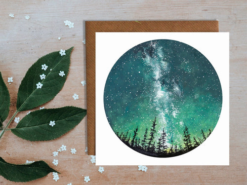 Forest Sky Greetings Card