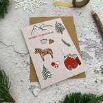 Danish Illustrated Christmas Card - Single