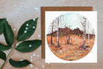 Swedish Birch Forest Greetings Card