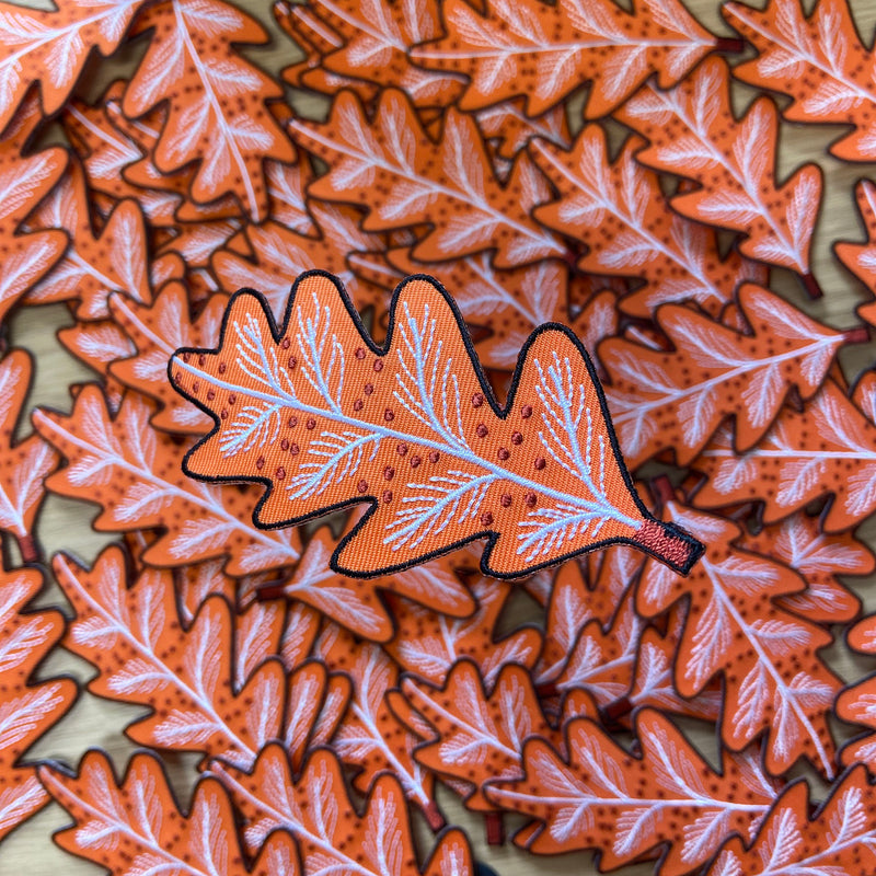 Oak Leaf Embroidered Patch