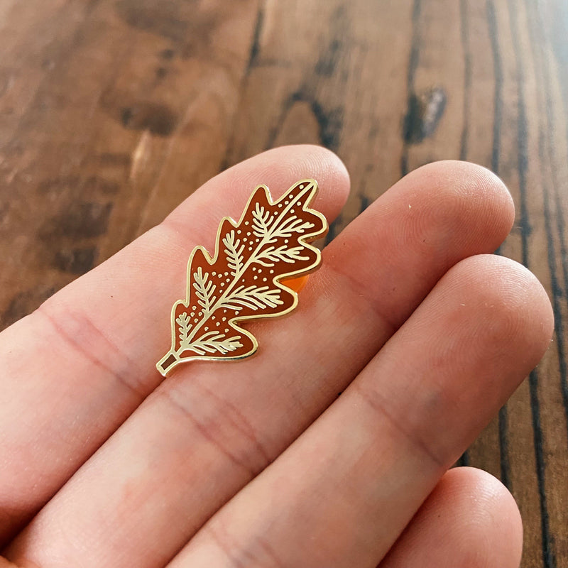 Autumn Leaf Enamel Pin