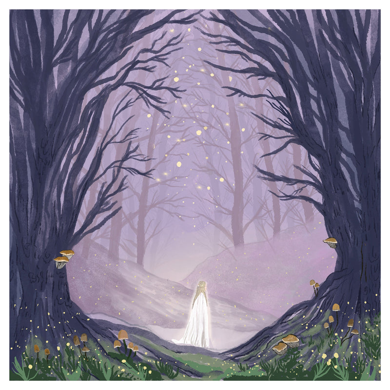 Lady of the Forest Folktale Giclee Print