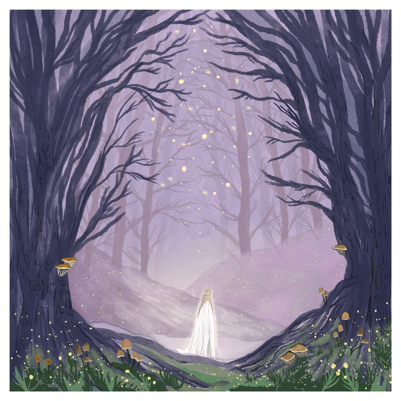 Lady of the Forest Folktale Giclee Print