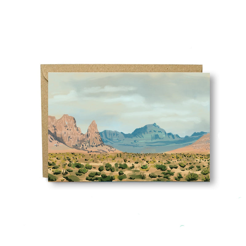 Nevada Desert Card