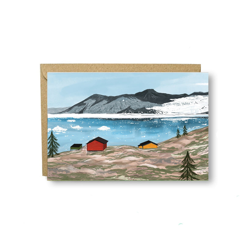 Greenland Cabins Card