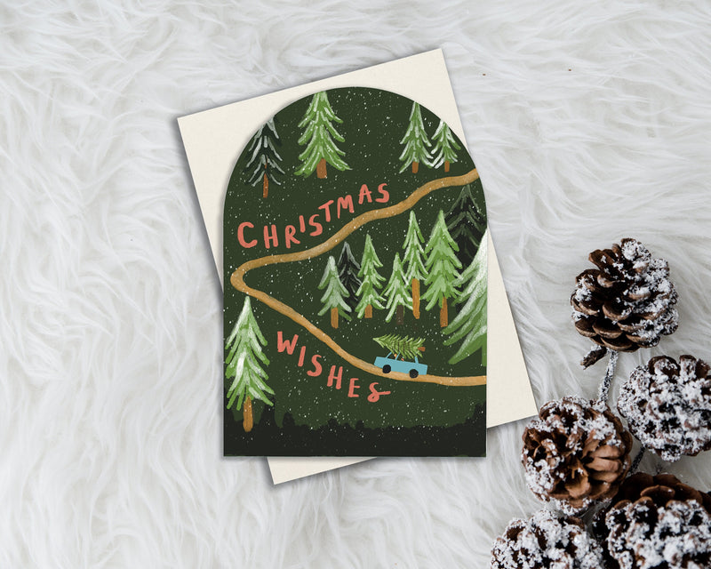 Christmas Wishes Forest Card