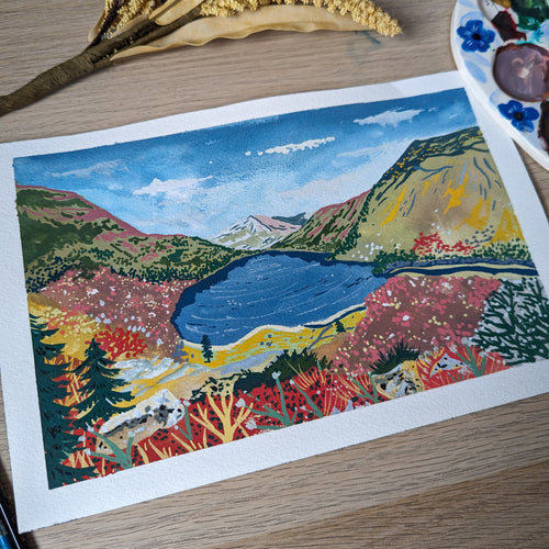 August Lake Original Painting